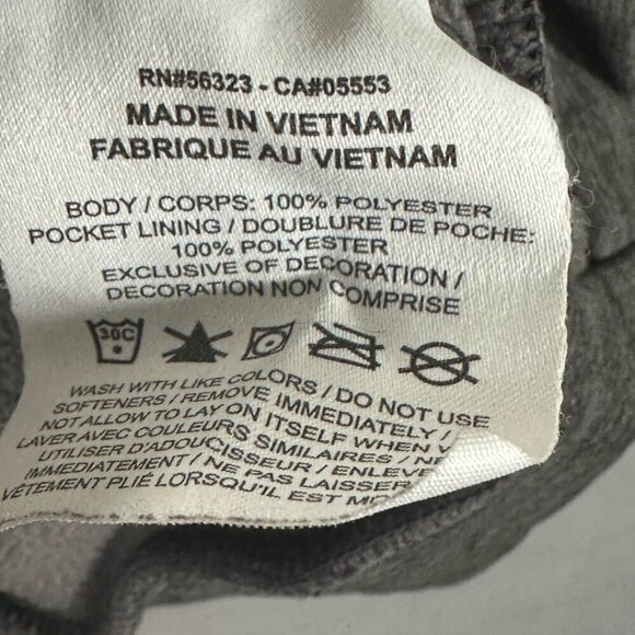 Nike Therma Training Hoodie Mens Medium Gray Kangaroo Pocket Logo - Picture 8 of 10